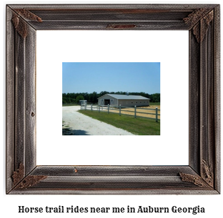 horse trail rides near me in Auburn, Georgia